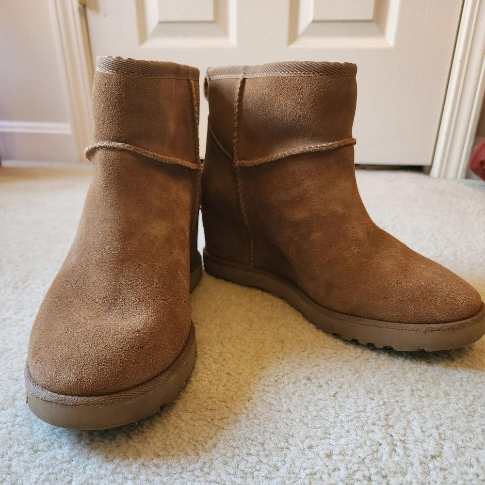 Ugg Australia Womens Classic Femme Mini Chestnut Boots UGG Size 10